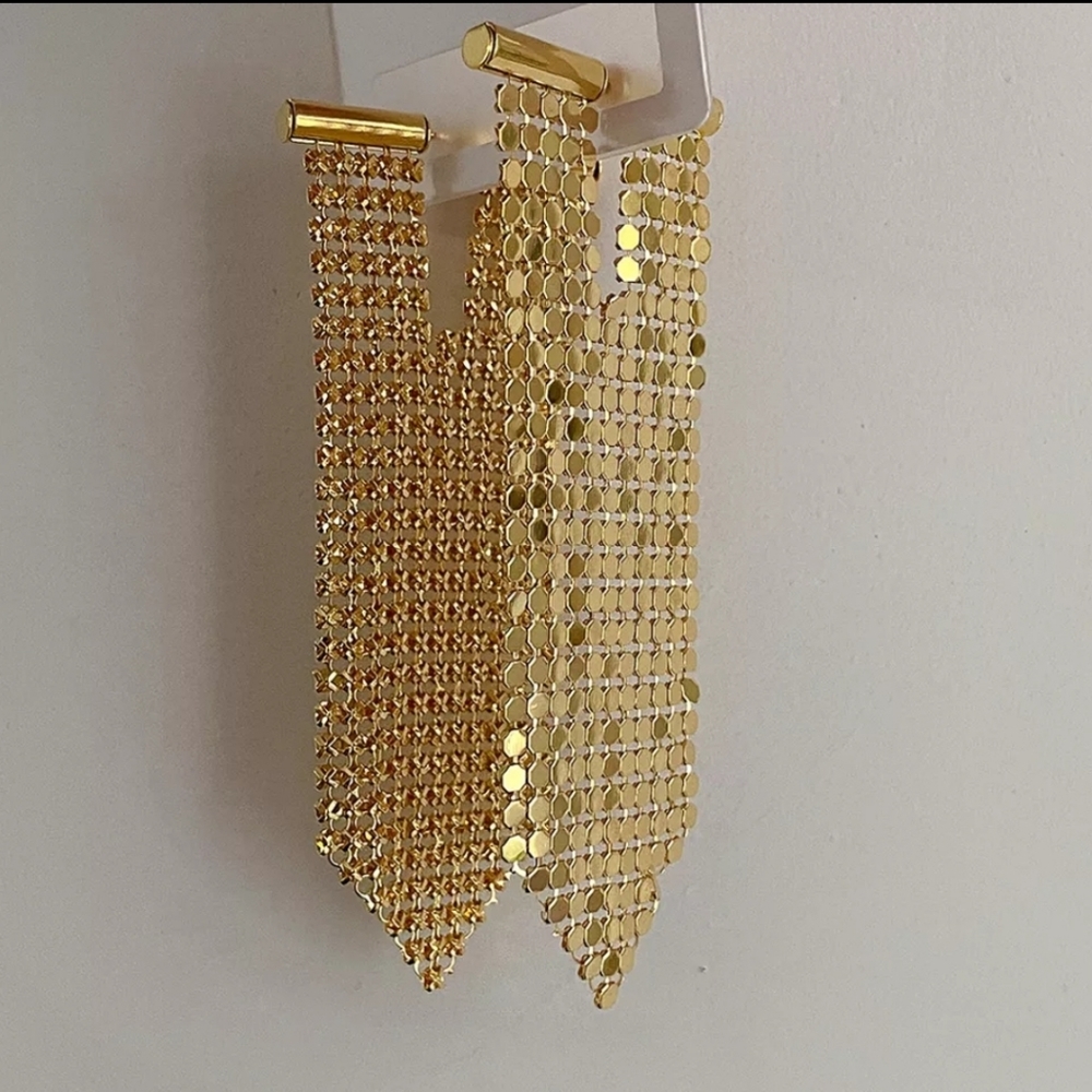 NEW, Gold Tassel Earrings